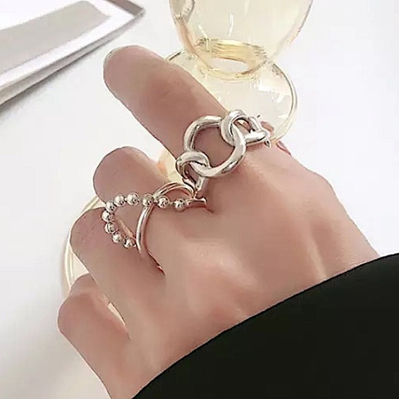 Sterling Silver Adjustable Size Ring - Picture 9 of 12